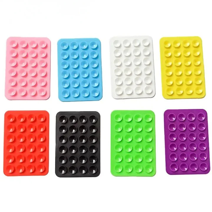 Tampon de suction en silicone double face pour téléphones mobiles