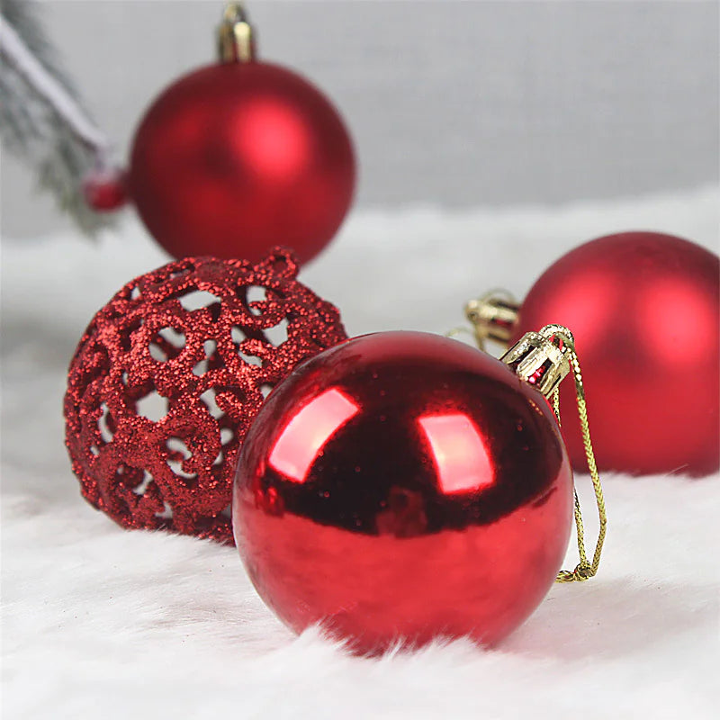 Decoraciones de Bolas de Navidad Premium - Set de 100 Piezas