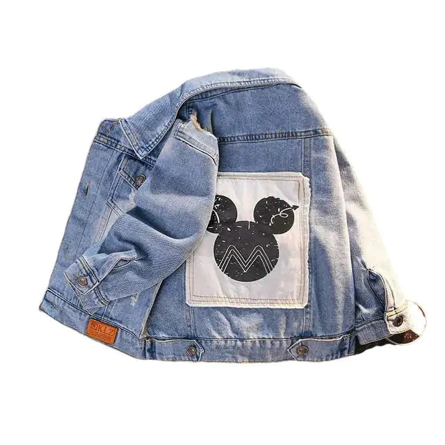 Chaqueta de mezclilla Mickey para niños