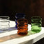 Wave Shape Glass Cup - Elegant Drinkware