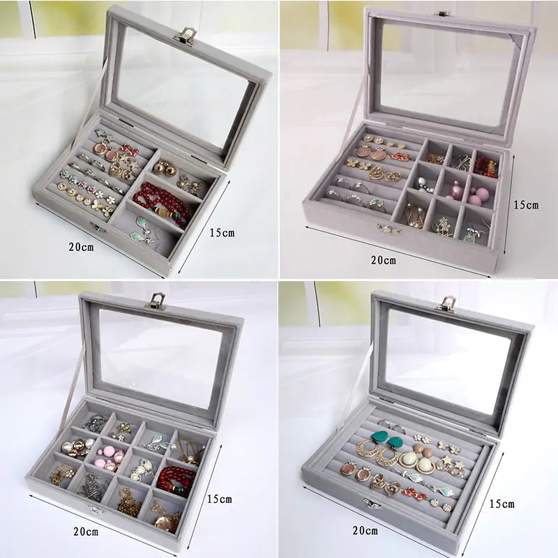 Organizador de Joyería de Terciopelo