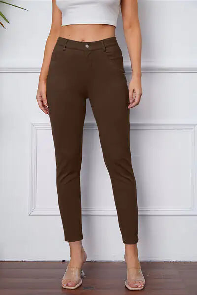 Pantalones Esenciales de Puntada Elástica