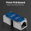 Acoplador de Red RJ45 Elegante para Extensión de Ethernet