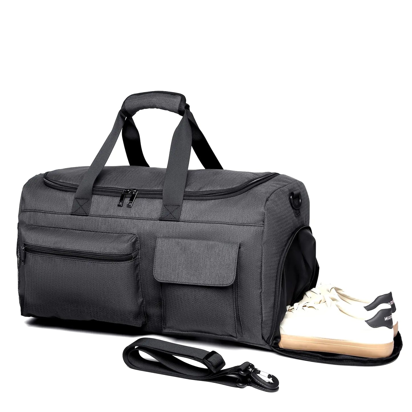Sac de sport premium avec compartiment à chaussures - Noir