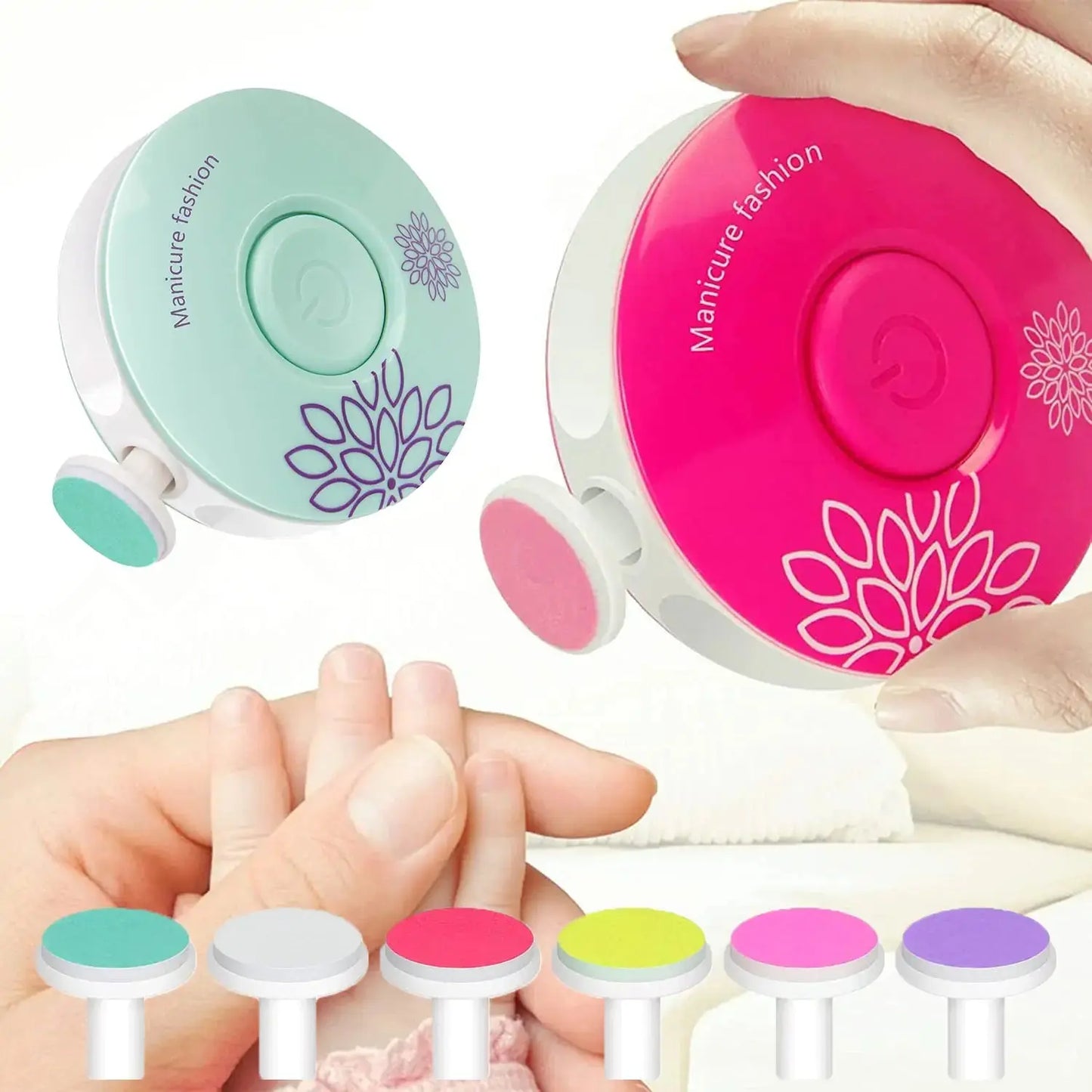 Cortador de Uñas para Bebés Premium con 6 Cabezas de Pulido