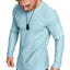 Sky Blue Athletic T-Shirt for Men - Premium Cotton Gym Wear