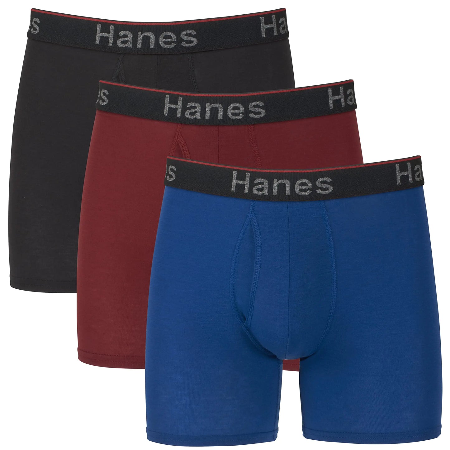 Hanes Total Support Pouch Boxer-Briefs pour hommes - Paquet de 3