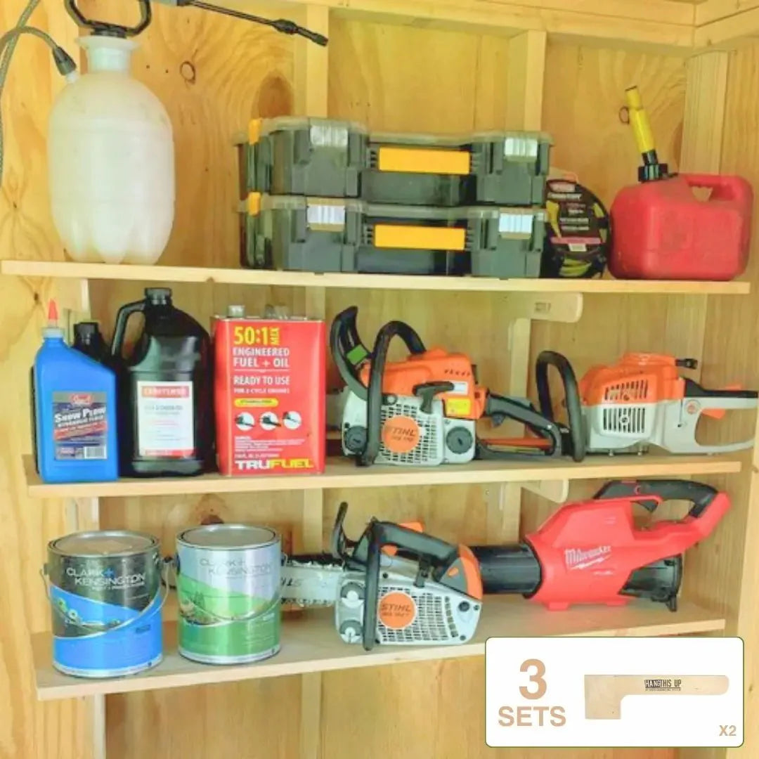 Kit d'organisation d'outils Deluxe pour un rangement efficace du cabanon