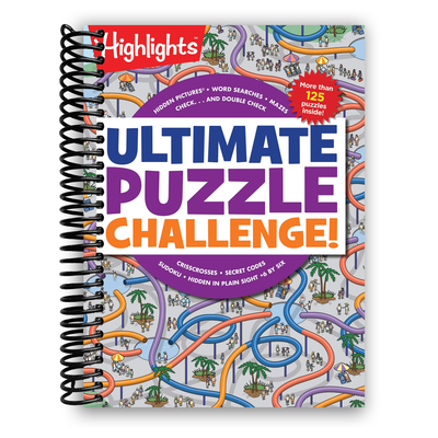 Ultimate Puzzle Challenge! Highlights Jumbo Books & Pads (Spiral Bound) - Korvel