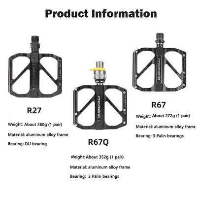 Pedales de Bicicleta de Aluminio Ultraligeros con Diseño Antideslizante