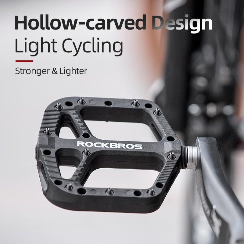 Pedales de Bicicleta de Nylon Ultraligeros con Rodamientos Sellados