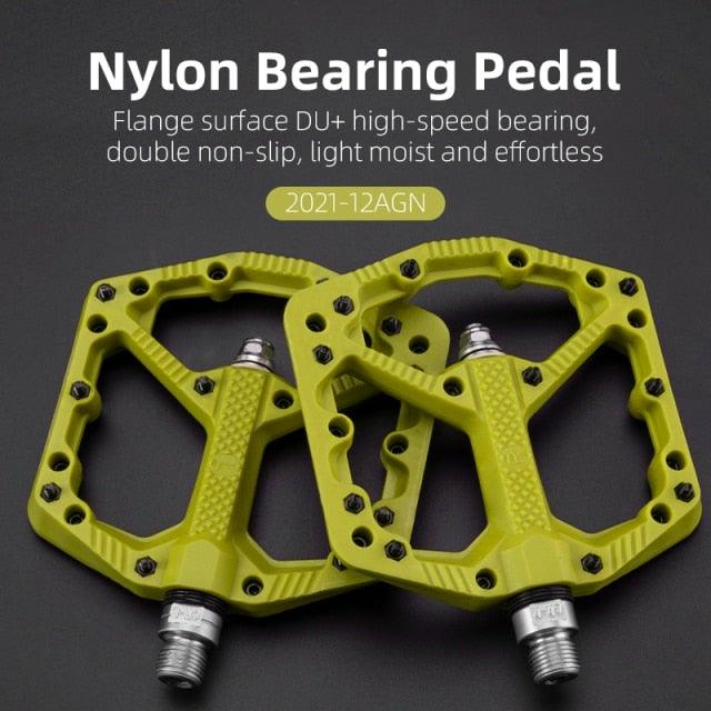 Pedales de Bicicleta de Nylon Ultraligeros con Rodamientos Sellados