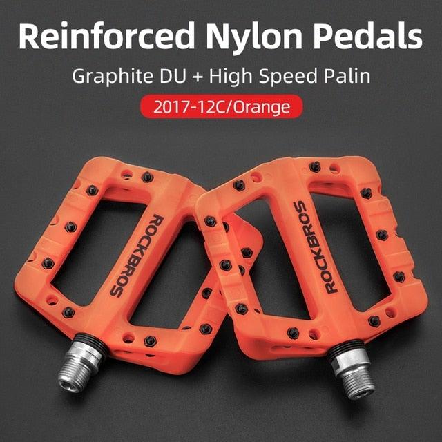 Pedales de Bicicleta de Nylon Ultraligeros con Rodamientos Sellados