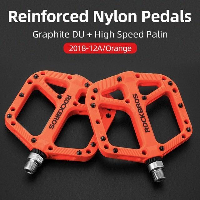 Pedales de Bicicleta de Nylon Ultraligeros con Rodamientos Sellados