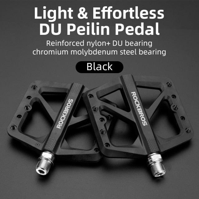 Pedales de Bicicleta de Nylon Ultraligeros con Rodamientos Sellados