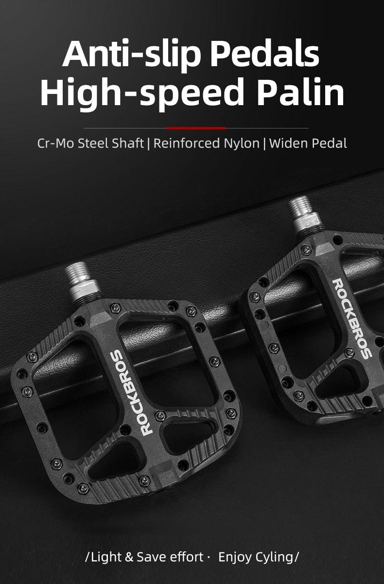 Pedales de Bicicleta de Nylon Ultraligeros con Rodamientos Sellados