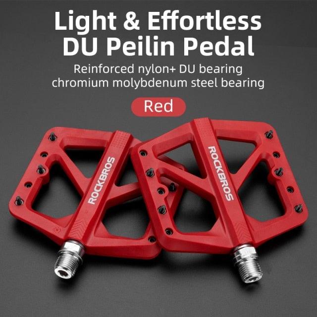 Pedales de Bicicleta de Nylon Ultraligeros con Rodamientos Sellados