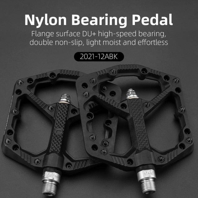 Pedales de Bicicleta de Nylon Ultraligeros con Rodamientos Sellados