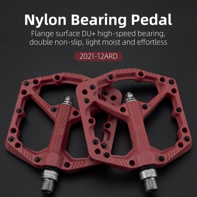 Pedales de Bicicleta de Nylon Ultraligeros con Rodamientos Sellados
