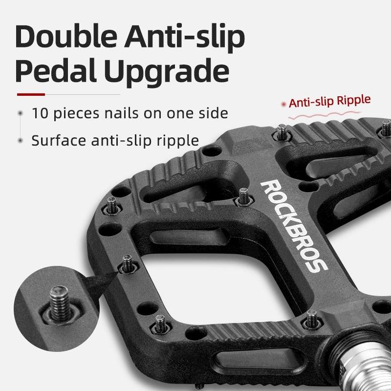 Pedales de Bicicleta de Nylon Ultraligeros con Rodamientos Sellados