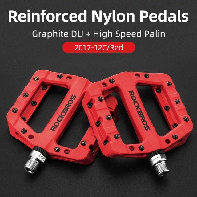 Pedales de Bicicleta de Nylon Ultraligeros con Rodamientos Sellados
