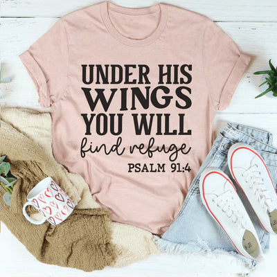 Bajo sus alas encontrarás refugio Tee