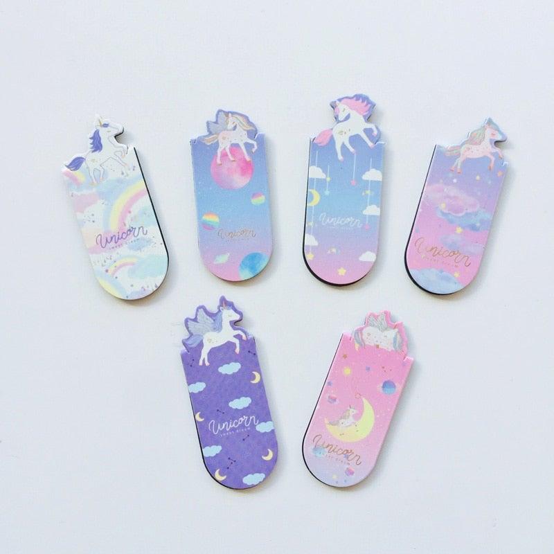 Unicorn Magnetic Bookmarks - Stylish Page Markers for Book Lovers