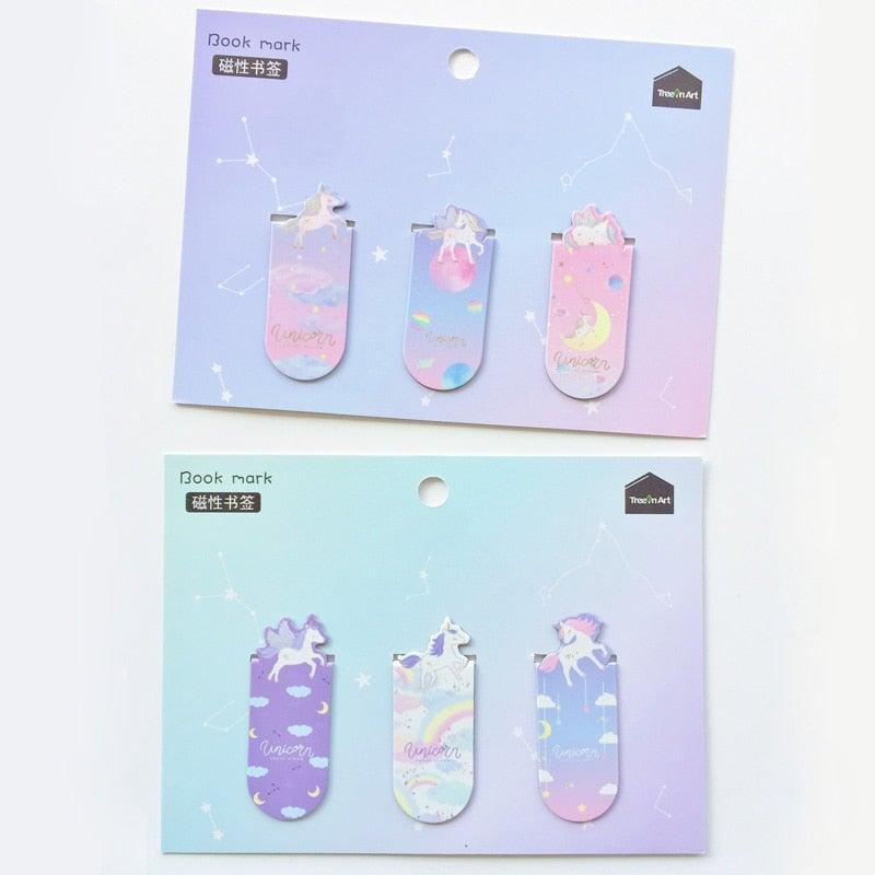 Unicorn Magnetic Bookmarks - Stylish Page Markers for Book Lovers