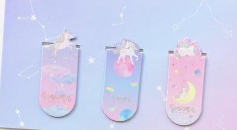 Unicorn Magnetic Bookmarks - Stylish Page Markers for Book Lovers