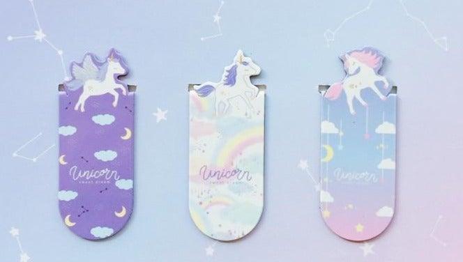 Unicorn Magnetic Bookmarks - Stylish Page Markers for Book Lovers