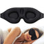 Masque oculaire 3D contourné pour un sommeil et un voyage confortables