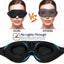 Masque oculaire 3D contourné pour un sommeil et un voyage confortables