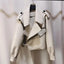 Vintage Faux Leather Motorcycle Jacket for Women