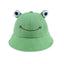 Chapeau seau à motif unique de grenouille pour femmes - Style extérieur