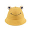 Chapeau seau à motif unique de grenouille pour femmes - Style extérieur