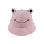 Chapeau seau à motif unique de grenouille pour femmes - Style extérieur