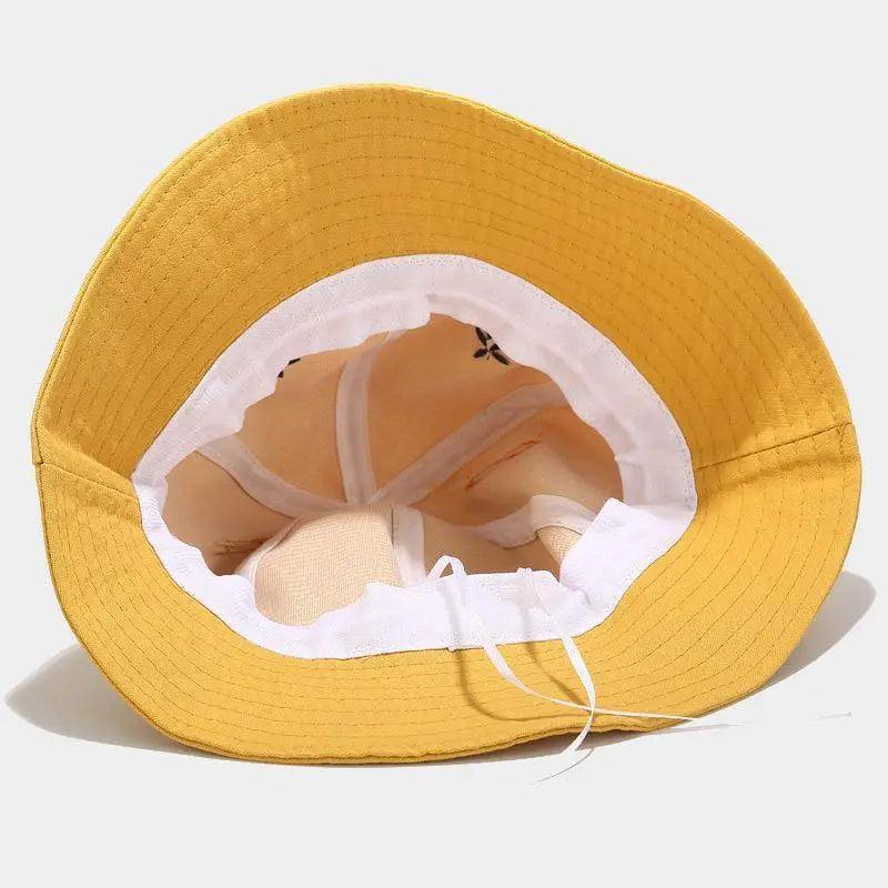 Chapeau seau à motif unique de grenouille pour femmes - Style extérieur