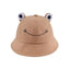 Chapeau seau à motif unique de grenouille pour femmes - Style extérieur