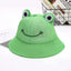 Chapeau seau à motif unique de grenouille pour femmes - Style extérieur