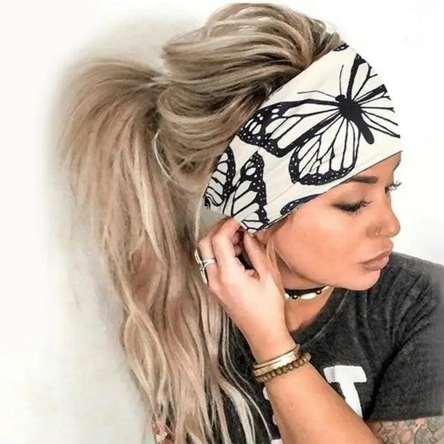 Chic Women's Summer Hair Bands - Stylish Printed Turban Headwraps - Korvel