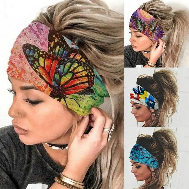Chic Women's Summer Hair Bands - Stylish Printed Turban Headwraps - Korvel