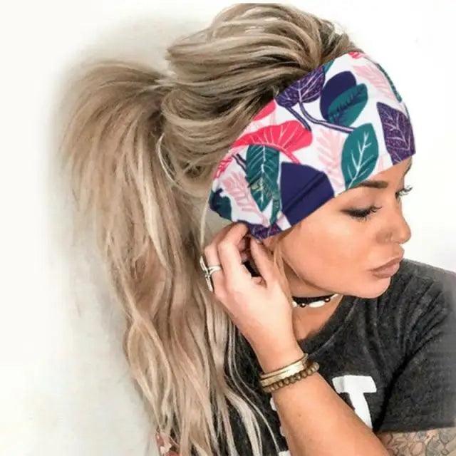 Chic Women's Summer Hair Bands - Stylish Printed Turban Headwraps - Korvel