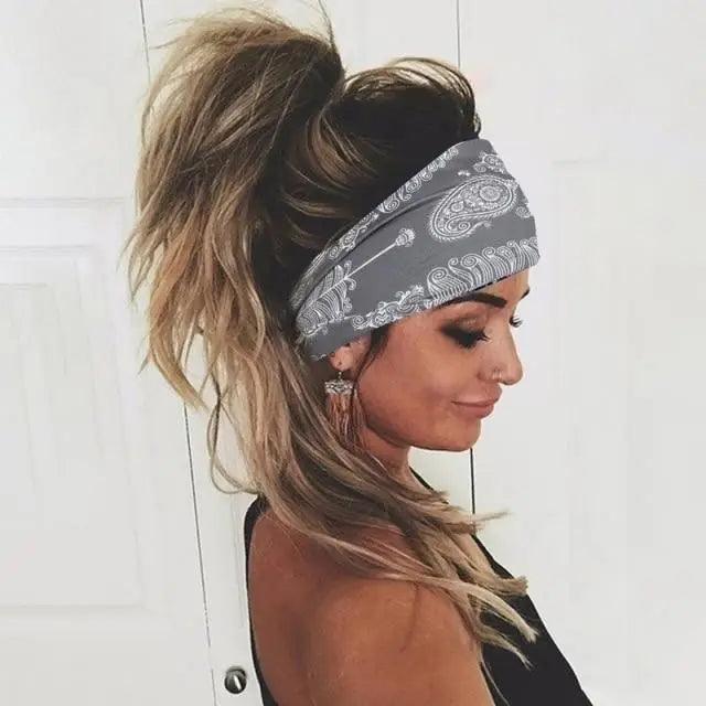 Chic Women's Summer Hair Bands - Stylish Printed Turban Headwraps - Korvel