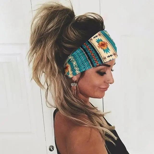 Chic Women's Summer Hair Bands - Stylish Printed Turban Headwraps - Korvel