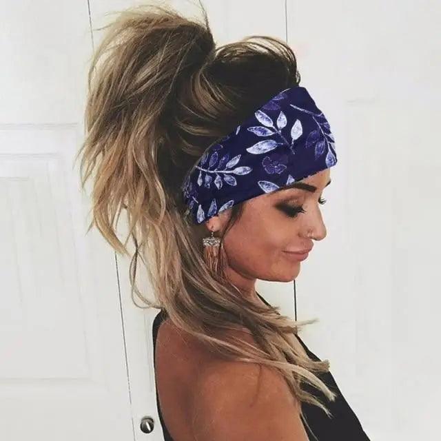 Chic Women's Summer Hair Bands - Stylish Printed Turban Headwraps - Korvel
