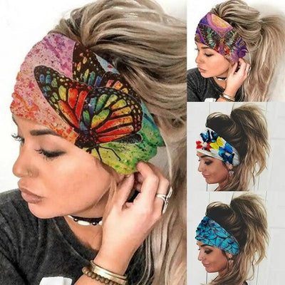 Chic Women's Summer Hair Bands - Stylish Printed Turban Headwraps - Korvel