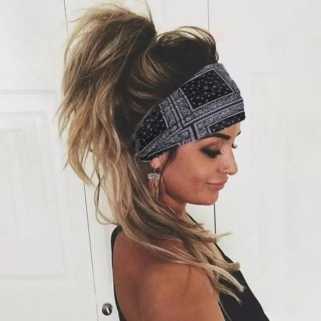Chic Women's Summer Hair Bands - Stylish Printed Turban Headwraps - Korvel