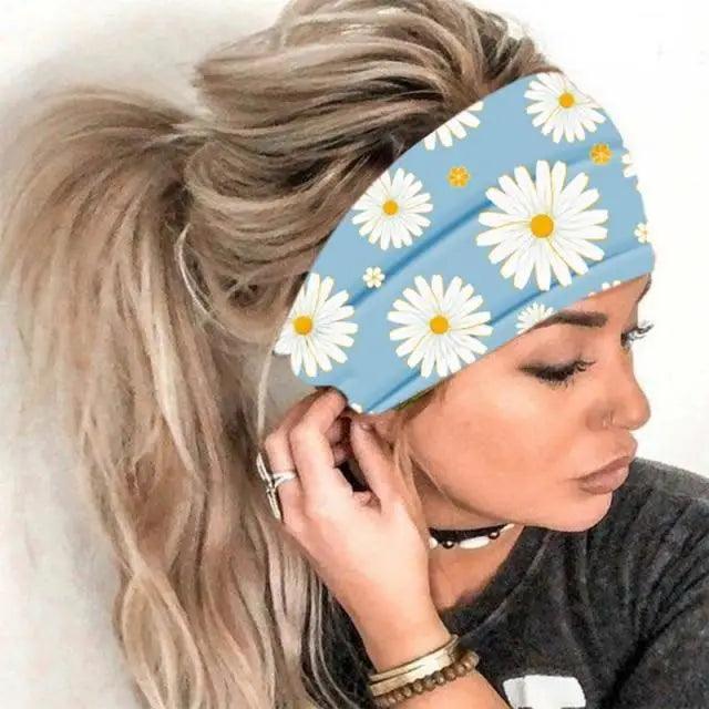 Chic Women's Summer Hair Bands - Stylish Printed Turban Headwraps - Korvel