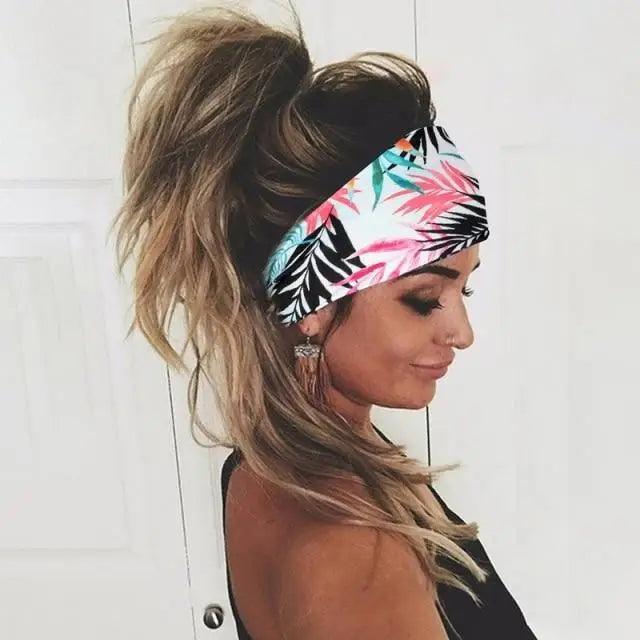 Chic Women's Summer Hair Bands - Stylish Printed Turban Headwraps - Korvel