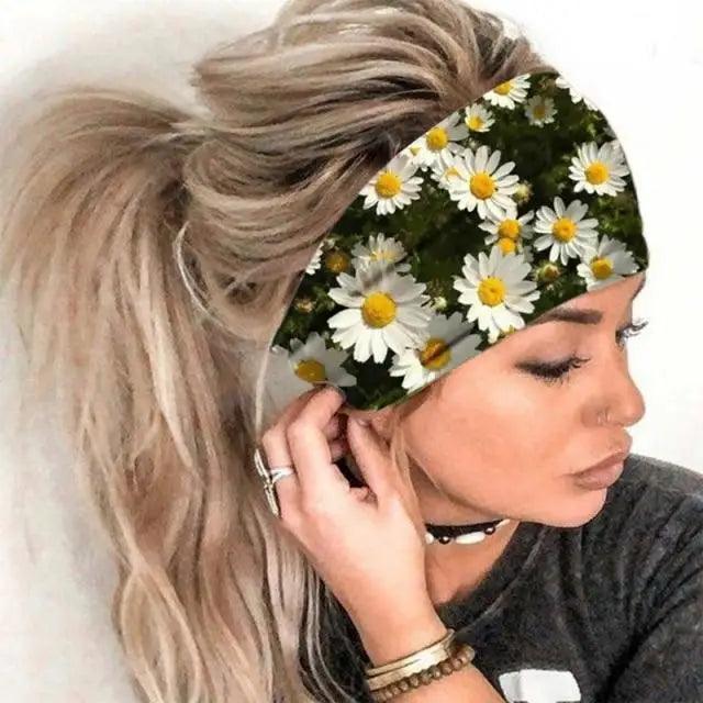 Chic Women's Summer Hair Bands - Stylish Printed Turban Headwraps - Korvel
